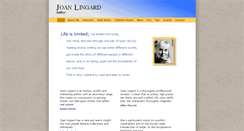 Desktop Screenshot of joanlingard.com